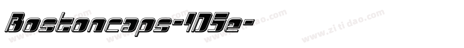 Bostoncaps-lD5e字体转换