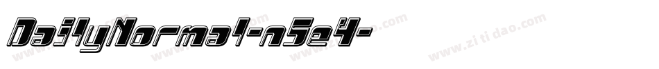 DailyNormal-n5e4字体转换