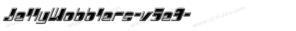JellyWobblers-v5e9字体转换 JellyWobblers-v5e9字体转换