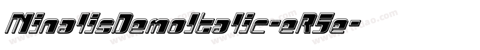 MinalisDemoItalic-eR5e字体转换 MinalisDemoItalic-eR5e字体转换