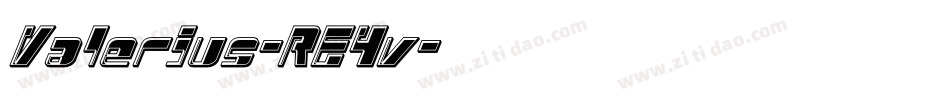 Valerius-RE4v字体转换 Valerius-RE4v字体转换