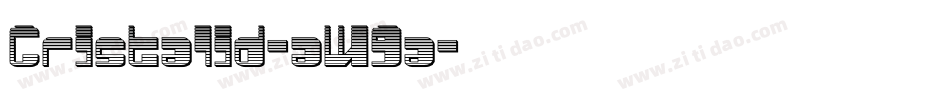 Cristalid-aW9a字体转换
