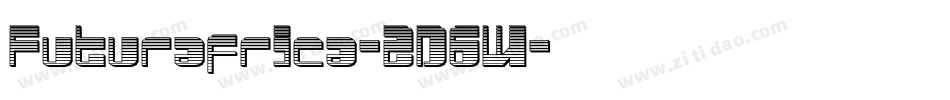 Futurafrica-2D6W字体转换 Futurafrica-2D6W字体转换