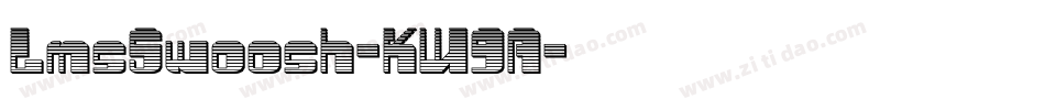 LmsSwoosh-KW9A字体转换