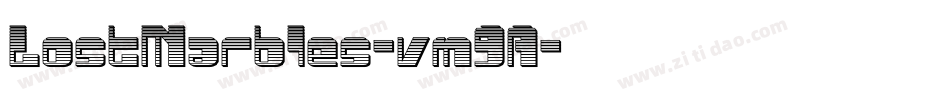LostMarbles-vm9A字体转换