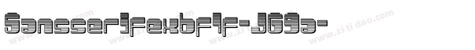 Sansserifexbflf-JG9a字体转换