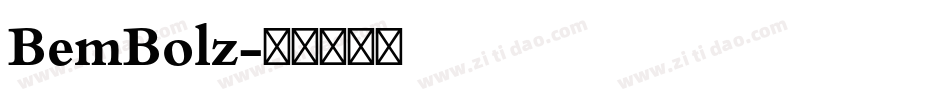 BemBolz字体转换