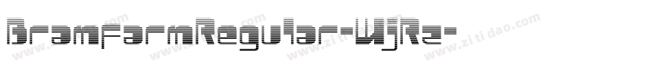 BramfarmRegular-WjRz字体转换