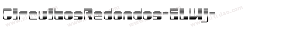 CircuitosRedondos-ELWj字体转换