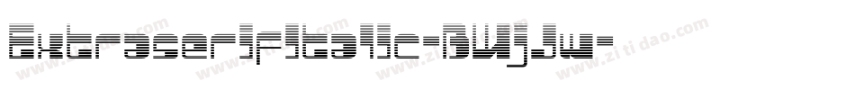 ExtraserifItalic-BWjJw字体转换