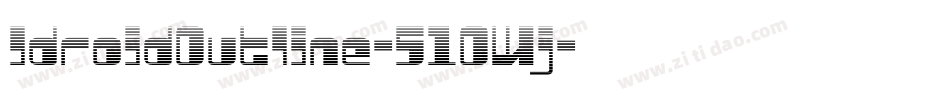 IdroidOutline-51OWj字体转换