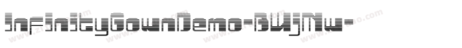 InfinityGownDemo-BWjMw字体转换
