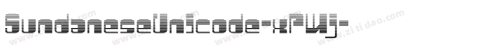 SundaneseUnicode-xPWj字体转换