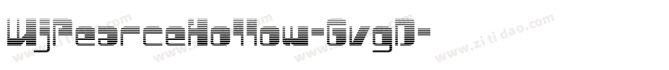 WjPearceHollow-GvgD字体转换
