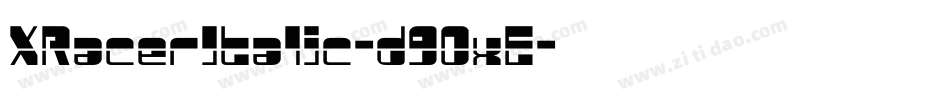 XRacerItalic-d9OxE字体转换