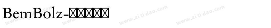 BemBolz字体转换