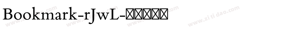 Bookmark-rJwL字体转换