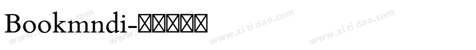 Bookmndi字体转换