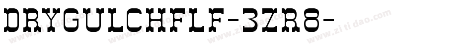 Drygulchflf-3zR8字体转换