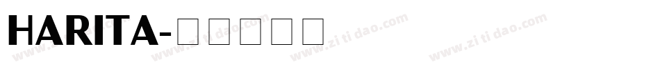 Harita字体转换