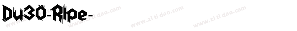 Du30-Rlpe字体转换