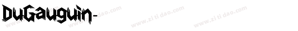 DuGauguin字体转换