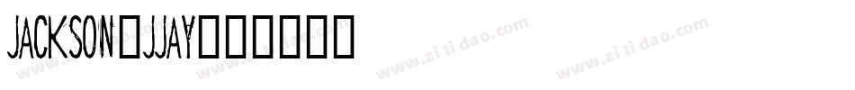 Jackson-jJAy字体转换
