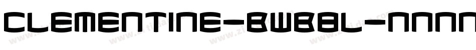 Clementine-BWB8l字体转换