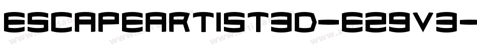 EscapeArtist3D-eZ9V3字体转换