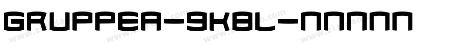 GruppeA-9K8L字体转换