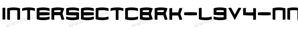 IntersectCBrk-L9v4字体转换