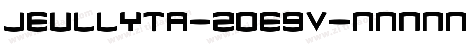 Jeullyta-2OE9v字体转换