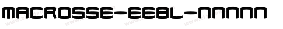 Macrosse-ee8l字体转换