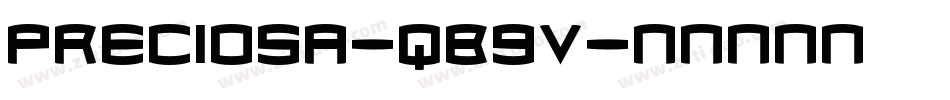 Preciosa-qB9V字体转换