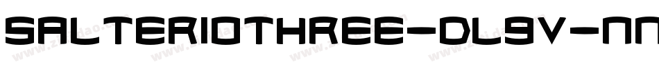 SalterioThree-dl9V字体转换