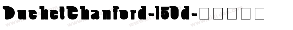 DuchetChanford-l50d字体转换