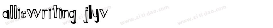 Alliewriting-jLYv字体转换