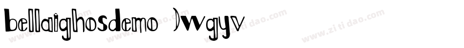 BellaighoSDemo-0WgYv字体转换