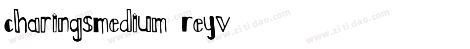 CharingsMedium-ReYv字体转换