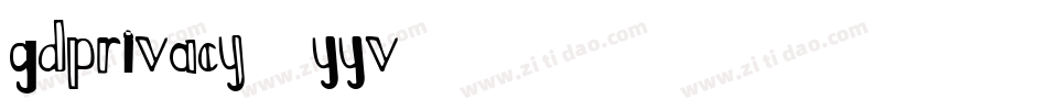 GdprIvacy-5YYv字体转换