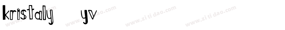 Kristaly-65Yv字体转换