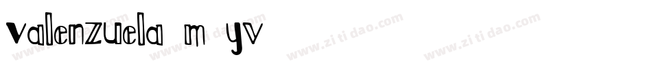 Valenzuela-m7Yv字体转换