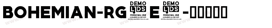 Bohemian-rg3E9字体转换