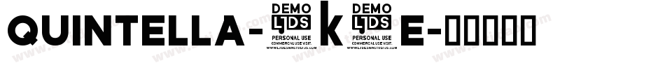 Quintella-1K3e字体转换 Quintella-1K3e字体转换