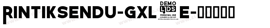 RintikSendu-gxl3E字体转换