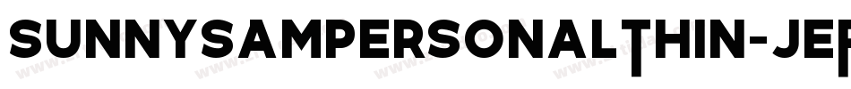 SunnysampersonalThin-jER2R字体转换
