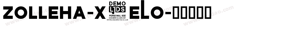 Zolleha-X3ELo字体转换