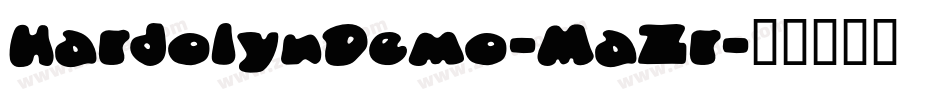 HardolynDemo-MaZr字体转换