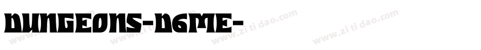 Dungeons-D6mE字体转换