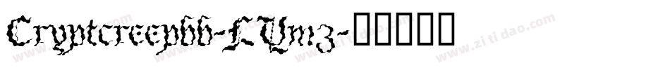Cryptcreepbb-LYm3字体转换